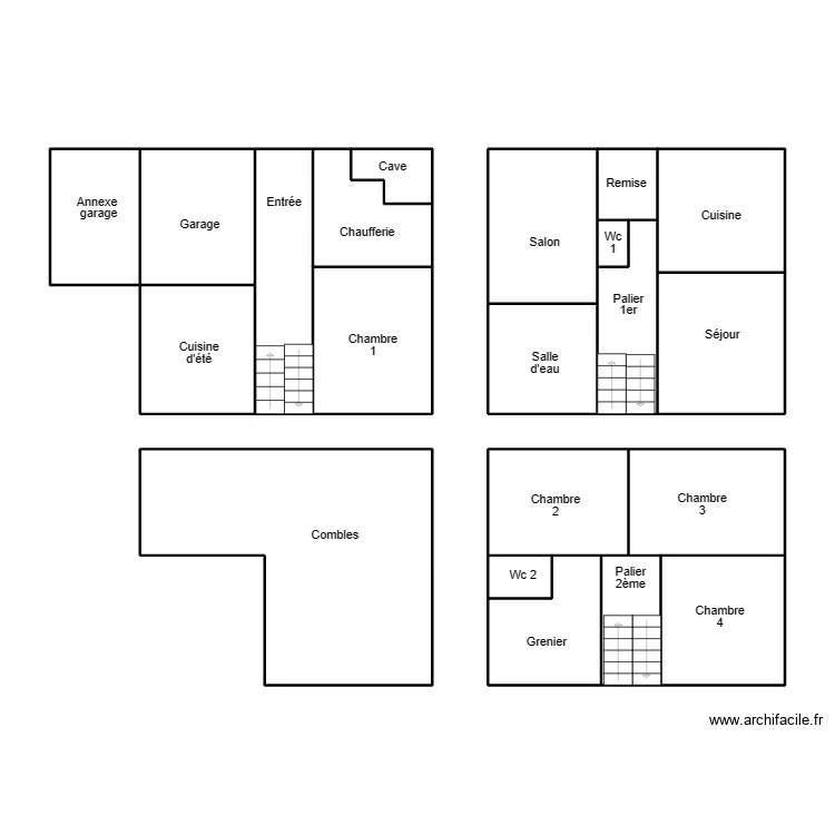 GOURIN JACQUES. Plan de 