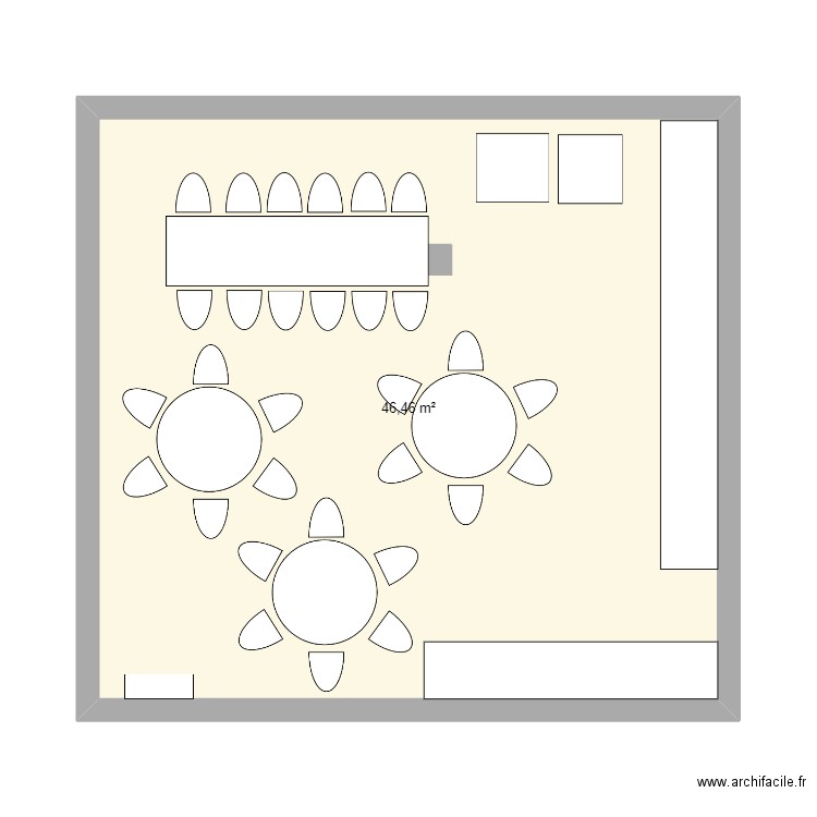 SDP RDC. Plan de 0 pièce et 0 m2