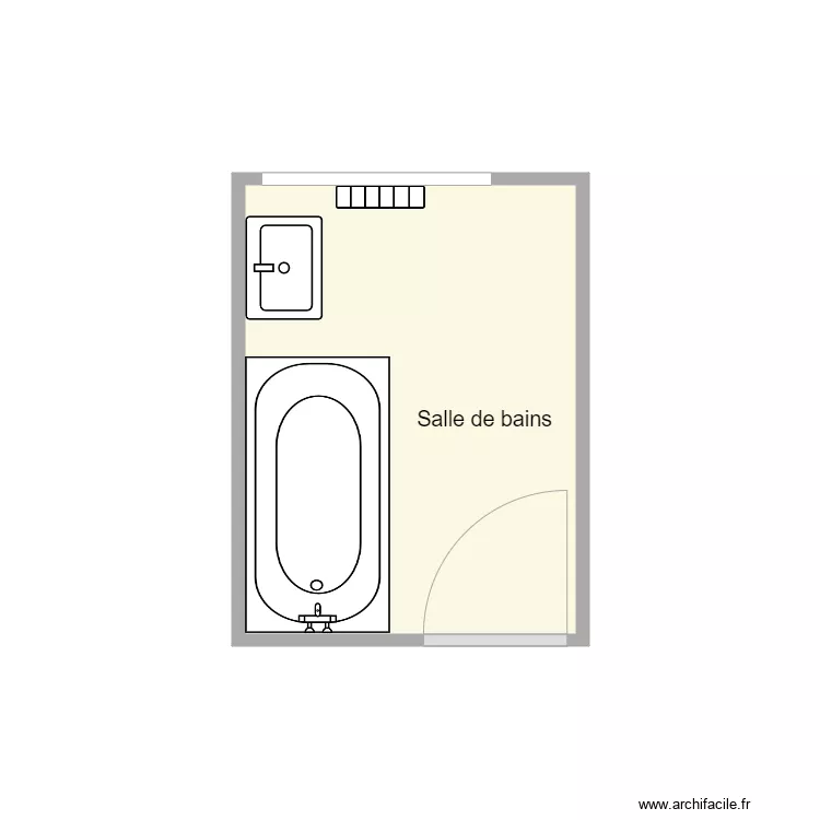 plan avant travaux Le Berre. Plan de 