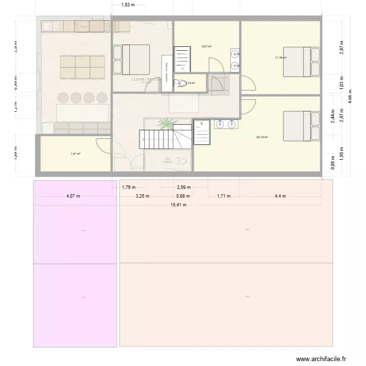 Plan. Plan de 12 Pièces et 180 m² Plan. Plan de 12 Pièces et 180 m²
