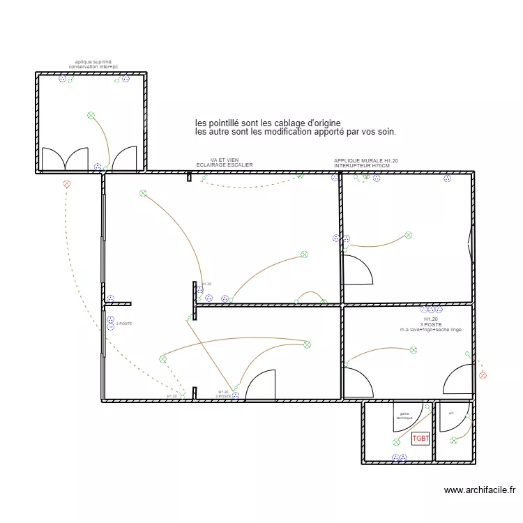JACQUET SUITE PLAN ORIGINE. Plan de 