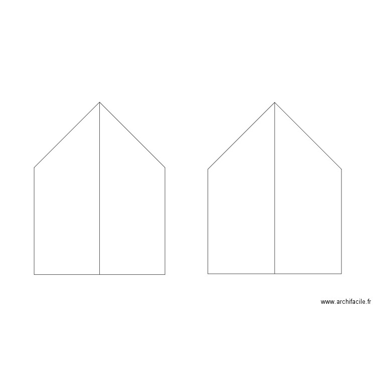 pignon heberville. Plan de 0 pièce et 0 m2