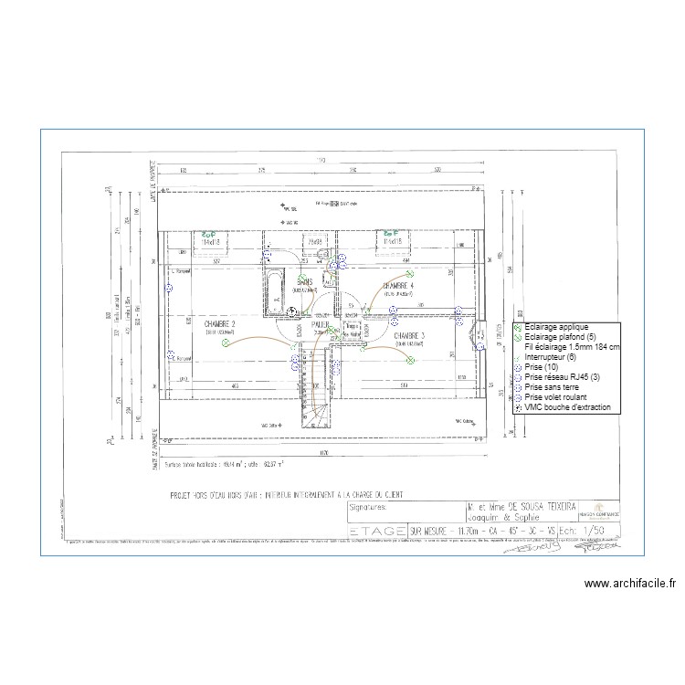 DE SOUSA ETAGE ELEC. Plan de 0 pièce et 0 m2