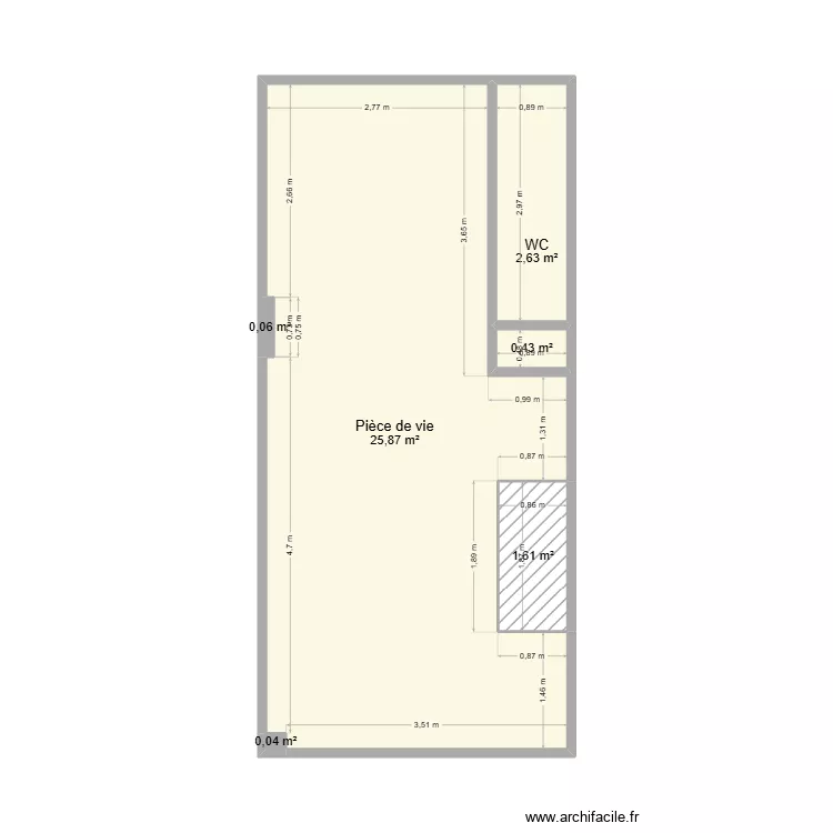 BENONY rdc (Rosporden). Plan de 