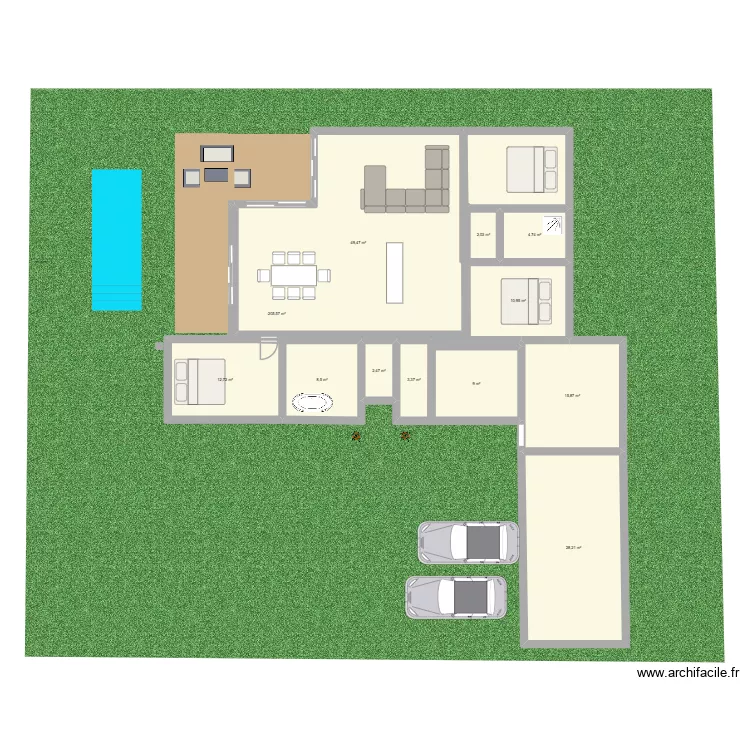 marine. Plan de 12 et 158 m² marine. Plan de 12 et 158 m²