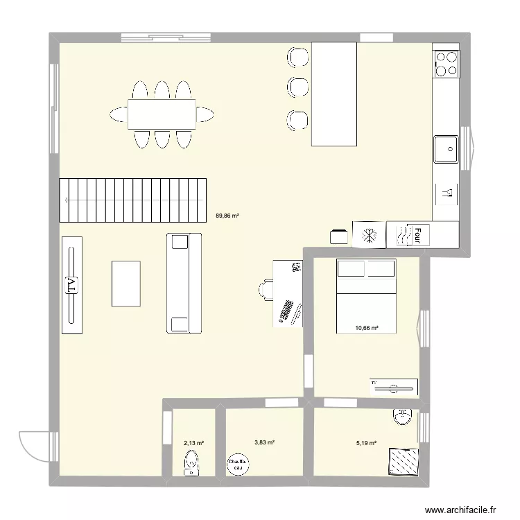 loc 2. Plan de 5 pièces et 112 m² loc 2. Plan de 5 pièces et 112 m²