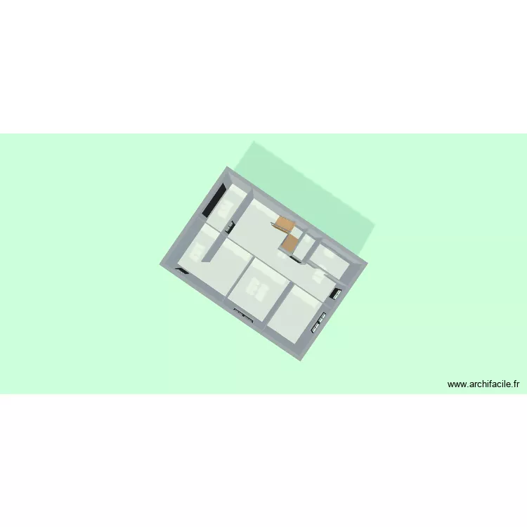 PROJET 2026. Plan de 4  et 66 m²