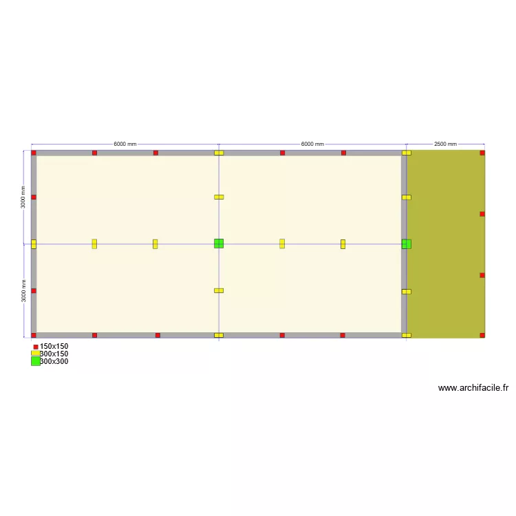 Путятино Сваи. Plan de 