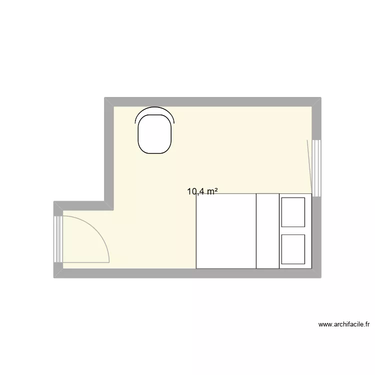 Moa. Plan de 1 et 10 m² Moa. Plan de 1 et 10 m²