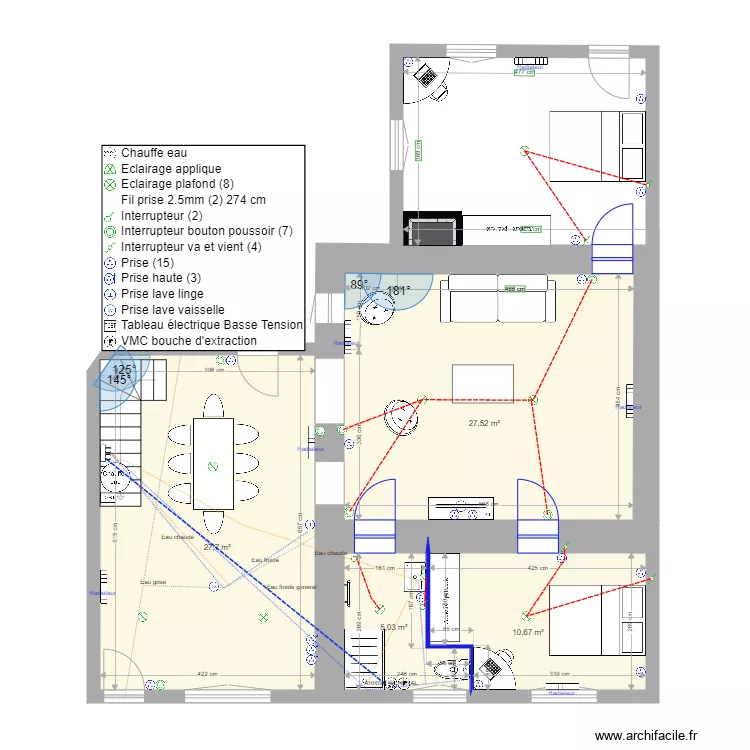HURTAUD - Saint Gervais RDC NOUVEAU AMENAGEMENT 2. Plan de 