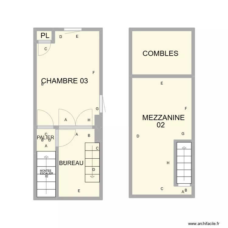 PLAN ST GILLES ETAGE 02 PLB. Plan de PLAN ST GILLES ETAGE 02 PLB. Plan de