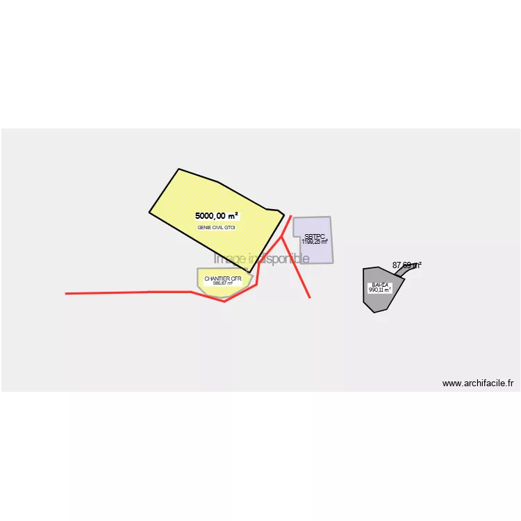 OCCUPATION SFPL LE GOL surf rest. Plan de 4 et 7556 m² OCCUPATION SFPL LE GOL surf rest. Plan de 4 et 7556 m²