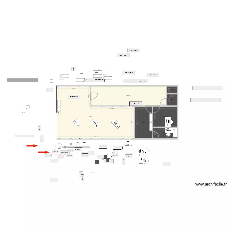 Dubai market. Plan de Dubai market. Plan de