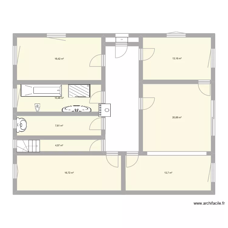 maison wittenheim avant. Plan de 8  et 104 m²