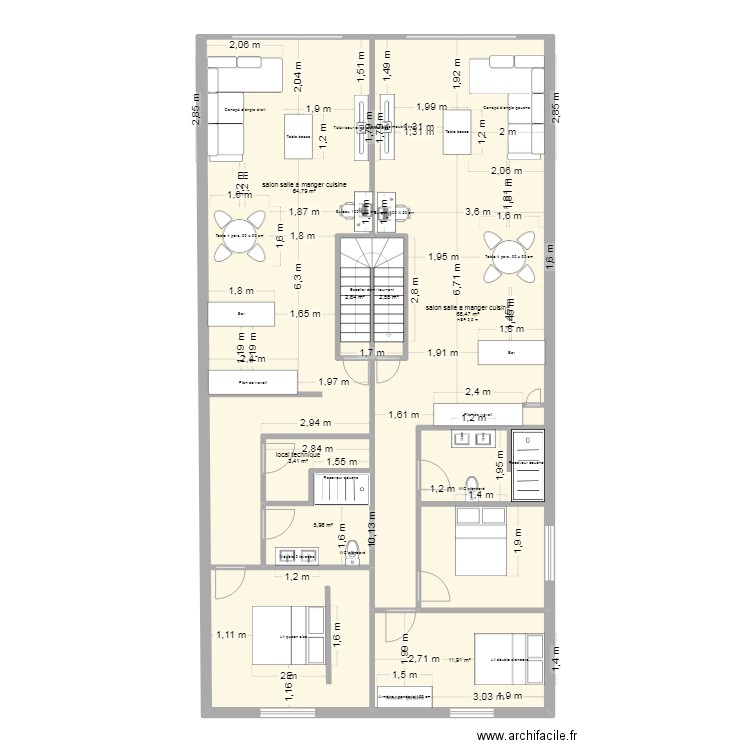 8940. Plan de 0 pièce et 0 m2