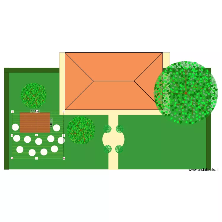 Bastide d'Astres. Plan de 