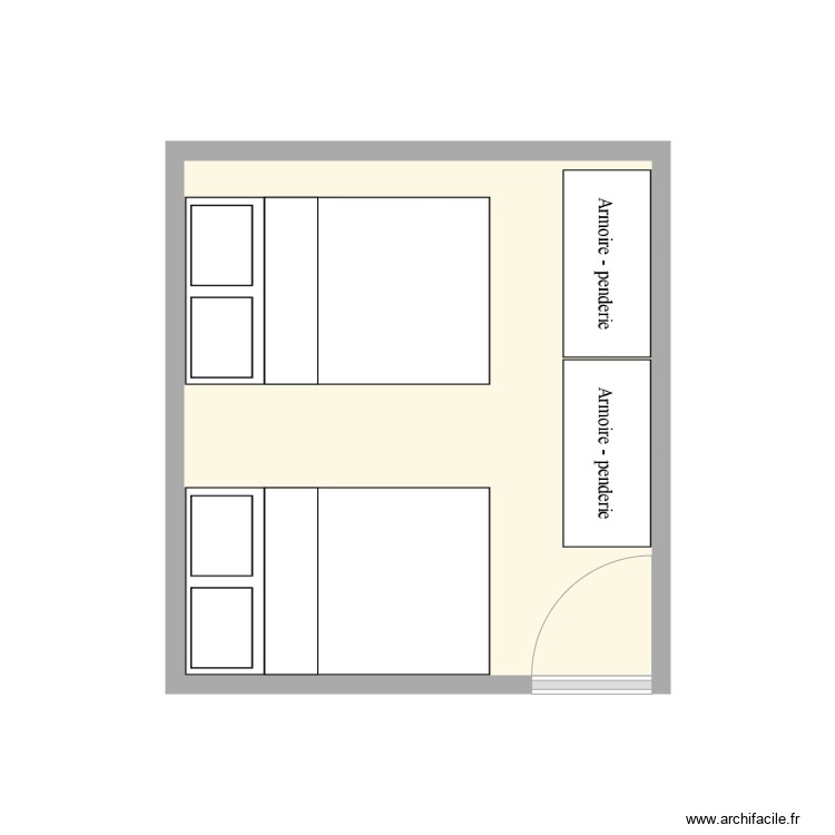 chambre mathys. Plan de 0 pièce et 0 m2