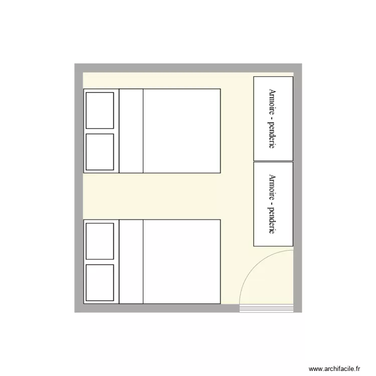 chambre mathys. Plan de chambre mathys. Plan de