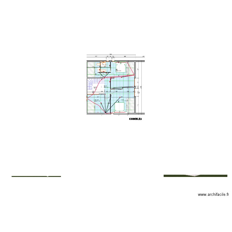 R+1 CONVERTY. Plan de 0 pièce et 0 m2