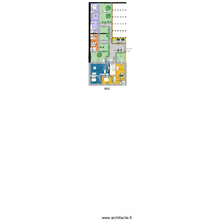 Malesherbes partage plans rdc. Plan de 20 et 287 m² Malesherbes partage plans rdc. Plan de 20 et 287 m²