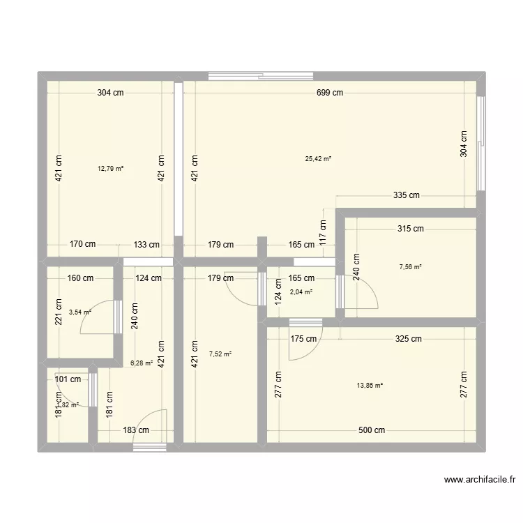 Plan Appartement Harre . Plan de 