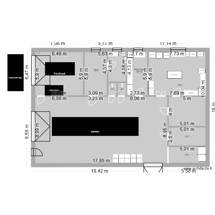 La Rôtisserie des Saveurs 5. Plan de 19 pièces et 508 m2