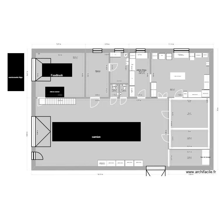 La R&ocirc;tisserie des Saveurs 5. Plan de 