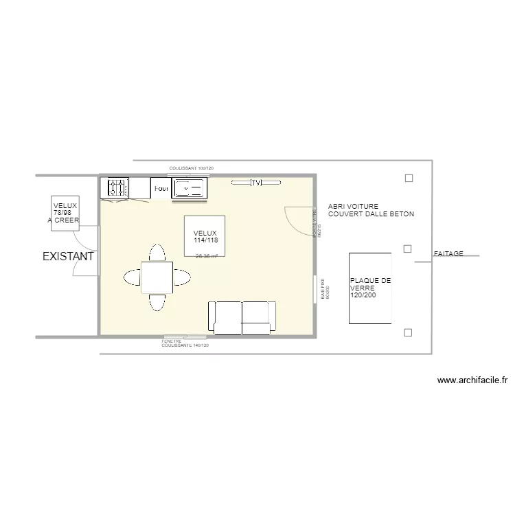 PLANS MONIQUE. Plan de 