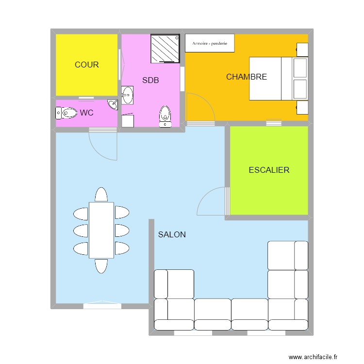 1ERE ETAGE. Plan de 0 pièce et 0 m2