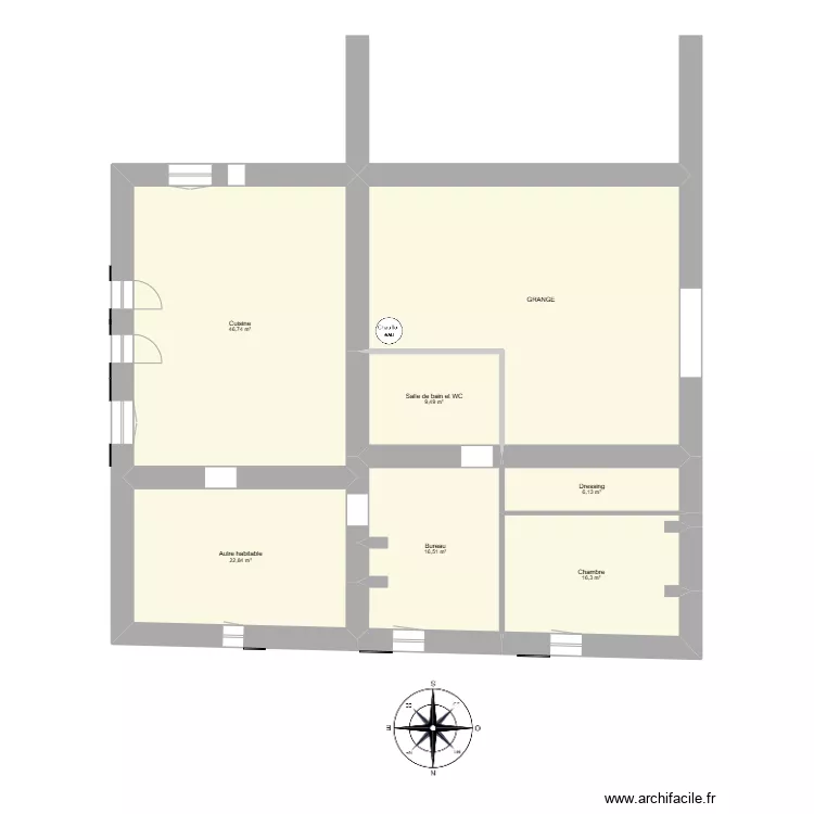 SCI LE SEPTY - POMPORT EDL. Plan de 