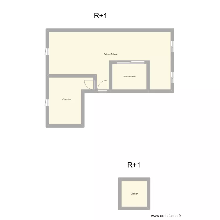 350602668. Plan de 4 et 62 m² 350602668. Plan de 4 et 62 m²