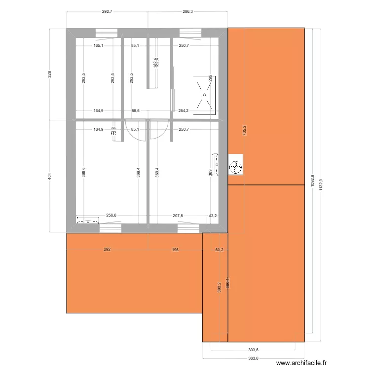 Domicile - Dupouy - Nouvelle cuisine 2. Plan de 