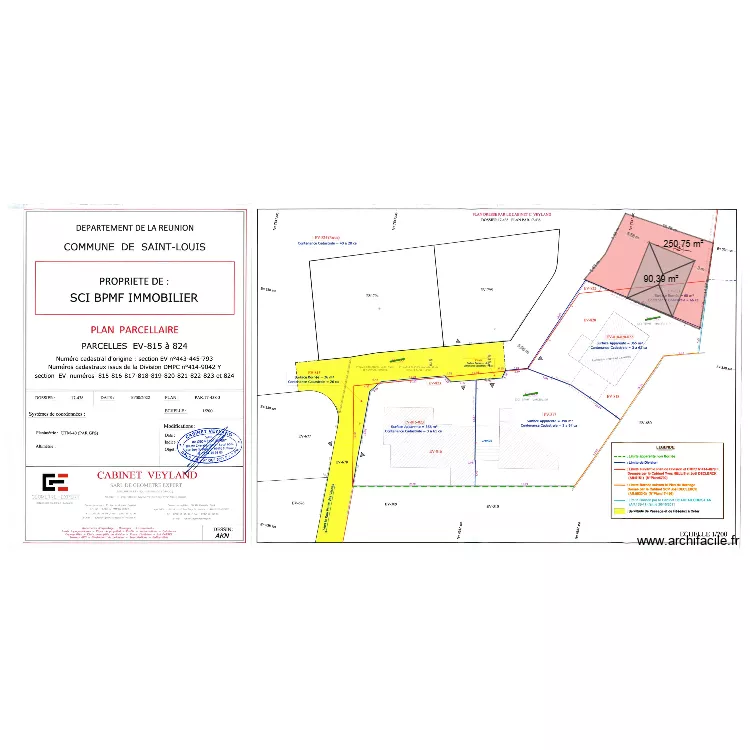 voirie beauval. Plan de 