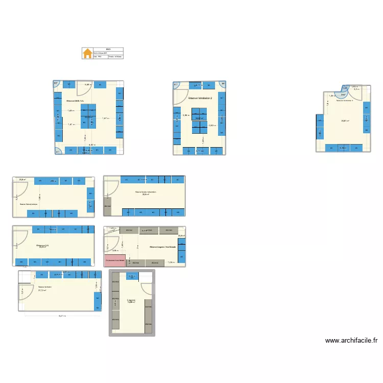 Soins Critiques MIR. Plan de 9 et 198 m² Soins Critiques MIR. Plan de 9 et 198 m²