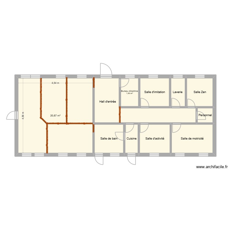 Crèche La marmottine. Plan de 0 pièce et 0 m2 Crèche La marmottine. Plan de 0 pièce et 0 m2