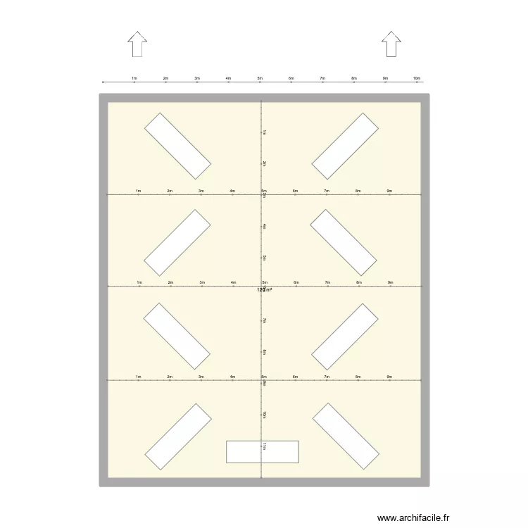 emplacement tables 1. Plan de 1 et 120 m² emplacement tables 1. Plan de 1 et 120 m²