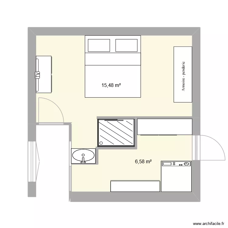 vau 5. Plan de 2 et 22 m² vau 5. Plan de 2 et 22 m²