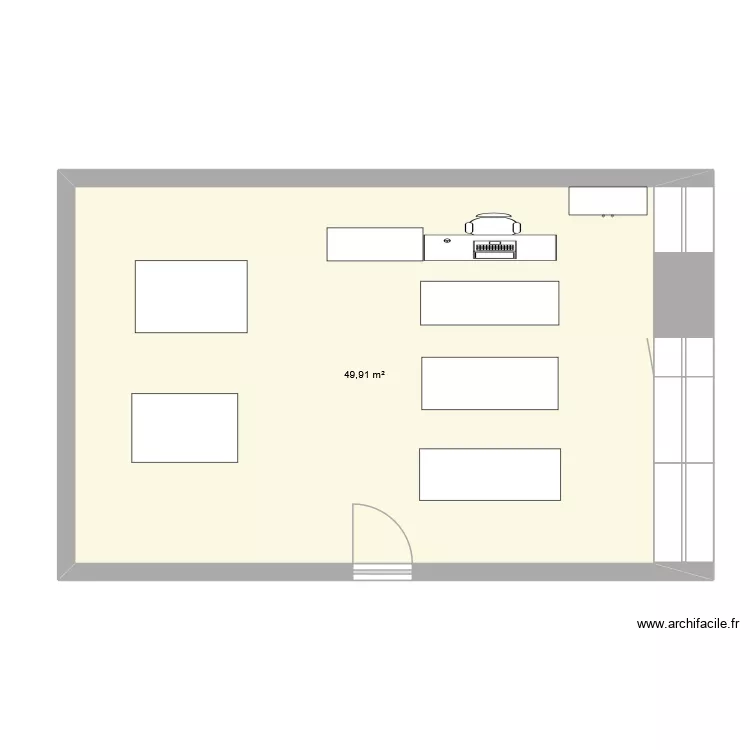 Saulnier Marco. Plan de 1 Pièce et 50 m² Saulnier Marco. Plan de 1 Pièce et 50 m²