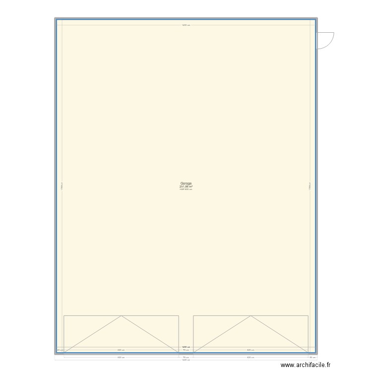 Local Ombeline. Plan de 1 pièce et 252 m2