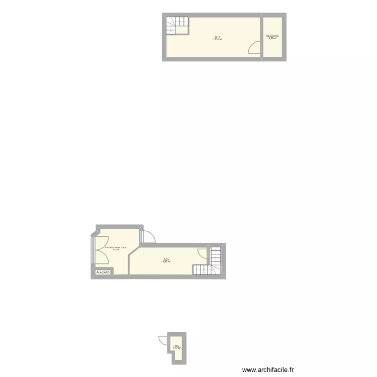 EASY COQUES CLEMENCEAU. Plan de 9  et 41 m²