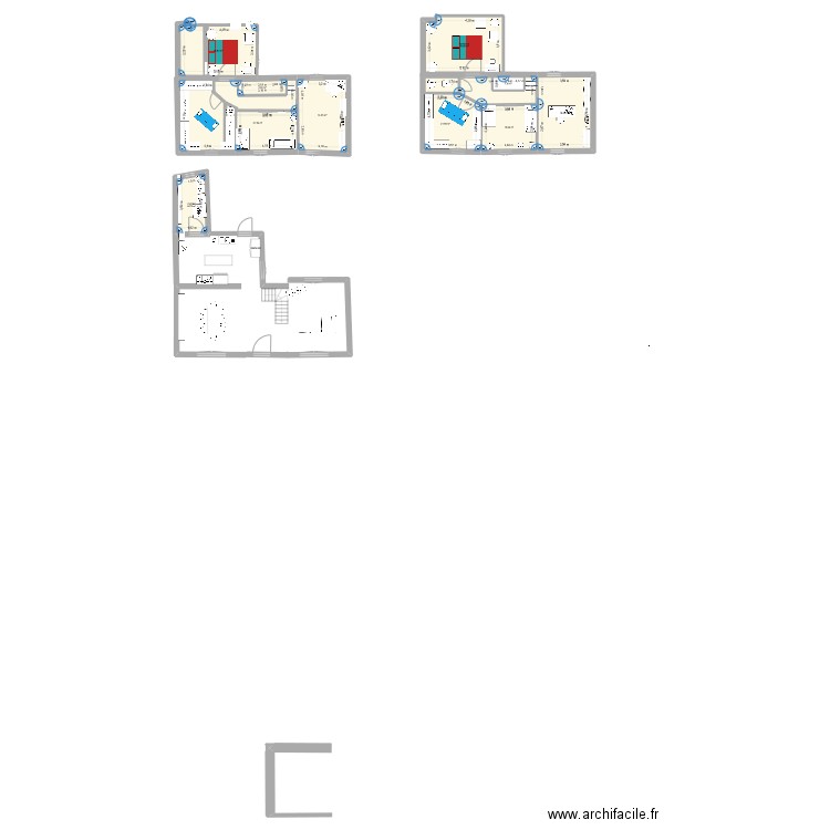 plan. Plan de 10 pièces et 149 m2
