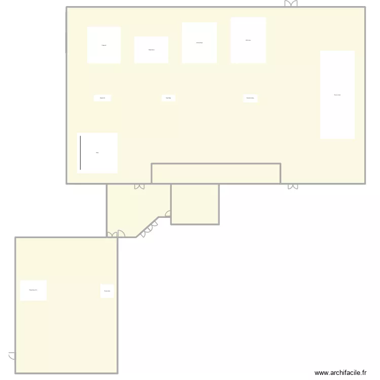 Salle Olympie. Plan de 5 et 1546 m² Salle Olympie. Plan de 5 et 1546 m²
