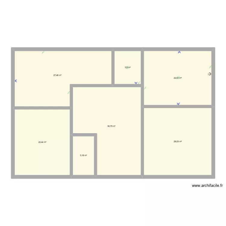 gayyyyyyyyyyyyyy. Plan de 7  et 142 m²