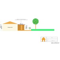 Plan de coupe Création du carport