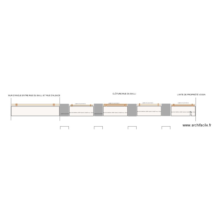 cloture. Plan de 0 pièce et 0 m2