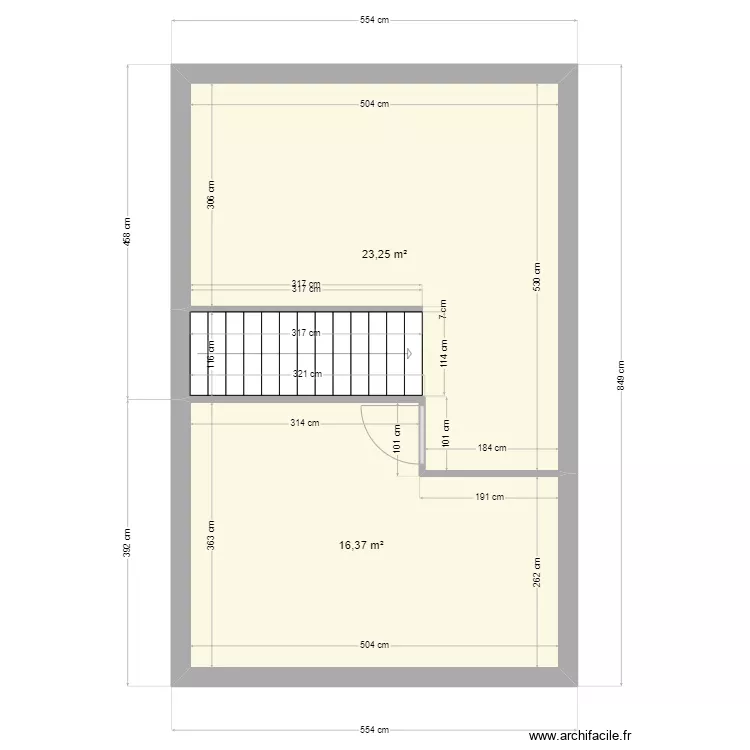 JOUANNO ETAGE. Plan de 