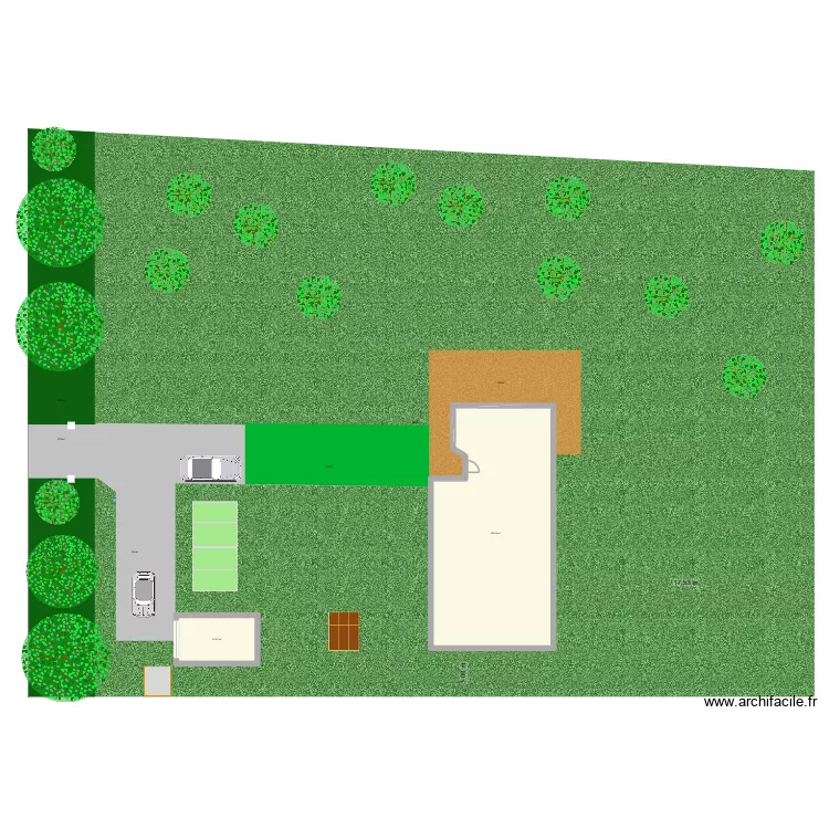 Maison Pradelo - version 1. Plan de 2  et 135 m²