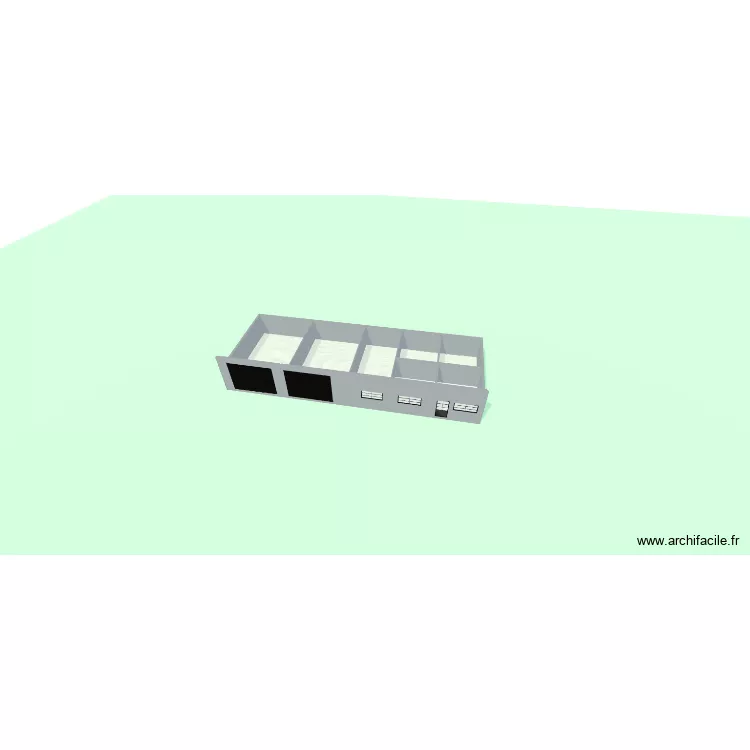 BATIMENT 3 DEGIE BLANC. Plan de 