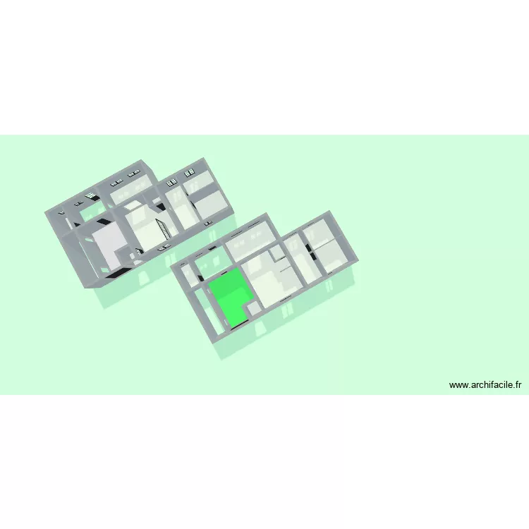 maison de st michel. Plan de 
