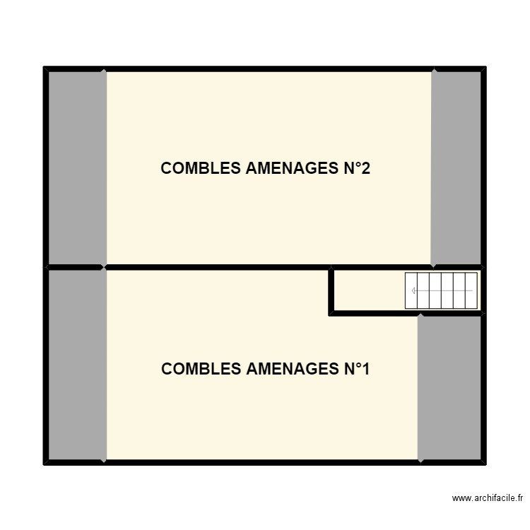 MAUREY RDC. Plan de 7 pièces et 76 m2